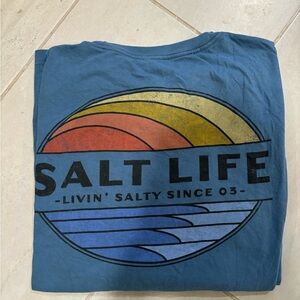 salt life blue tshirt
